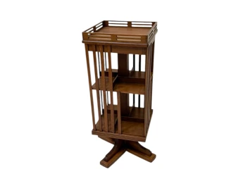 Art Nouveau Jugendstil Revolving Bookcase, 1900s